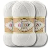 Alize 3x 100g Diva Wolle, Uni, Häkeln, Stricken (55) Produktbild-Vorschau 1