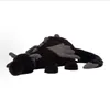 Drachen Kuscheltier 85cm – Plüsch Drache Kissen – Schwarz Produktbild-Vorschau 1