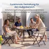 Home Collective Gartenmöbel Set Balkonmöbel Essgruppe Produktbild-Vorschau 3