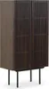 Highboard Louvre - Dunkelbraun Produktbild-Vorschau 5