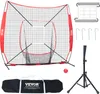 VEVOR 244 x 106 x 211 cm rete per allenamento baseball Anteprima dell’immagine prodotto 1