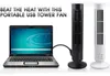 Cooling Tower Fan ABS USB Bladeless Quiet Portable Desk Fan Produktbild-Vorschau 8