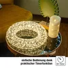 LED-Kranz mit Tauperlen, 1440L, φ30cm, warm-weiß, silber Produktbild-Vorschau 4
