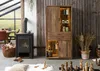 MASSIVMOEBEL24 | Armoire 88x40 Acacia laqué Bois naturel Voir les images du produit 3