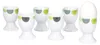 6er Set Eierbecher Rondo rund Becher Ø5cm Eierständer Egg Produktbild-Vorschau 1