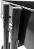 Wózek metalowy na kółkach 3 półki 74cm czarny Podgląd zdjęcia produktu 7
