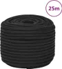 vidaXL Lodní lano černé 12 mm 25 m Polypropylen Náhled obrázku produktu 6