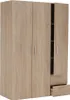 A three-door wardrobe with drawers, shown from the front. Náhľad obrázku produktu