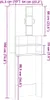 Wasmachinekast 64x25,5x190 cm betongrijs Productafbeelding-voorbeeld 11