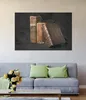 Wallario selbstklebendes Poster - Alte Bücher mit Produktbild-Vorschau 2