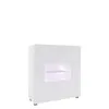 Commode en verre CHEMUNG 1 - blanc / blanc brillant Voir les images du produit 2