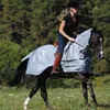 Bucas Chemise volante d'équitation Buzz-Off Riding Blue 125 Voir les images du produit 5