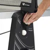 A hand is holding a ping pong ball over a ping pong net holder. Produktbild-Vorschau