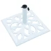 Möbel Sonnenschirmständer Weiß 12 kg 49 cm Gusseisen - Produktbild-Vorschau 3