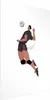 Posterpapier Poster - Volleyball Player on a Light Produktbild-Vorschau 1