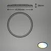 Panneau LED BRILONER LEUCHTEN SLIM, 18 W, 2400 lm, IP20, Voir les images du produit 8