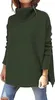 ASKSA Damen Rollkragenpullover Strickpullover Einfarbig Produktbild-Vorschau 1
