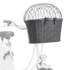 TRIXIE Hundefahrradkorb vorne aus Polyrattan - anthrazit - Produktbild-Vorschau 1
