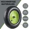 Schubkarrenrad Luftbereifung 200kg 40cm /15,6" Metallfelge Produktbild-Vorschau 8
