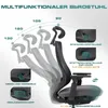 COLAMY Chefsessel, Dunkelgrau, Mesh, 137 kg, Ergonomisch, Produktbild-Vorschau 2