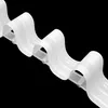 Gardinenband 10m Wellenfalten Weiß-80mm 1:2 Kräuselband Produktbild-Vorschau 2