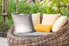 MuchoWow® Outdoor Kissen - Marmor - Gold - Weiß - Stein - Produktbild-Vorschau 3