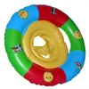 A colorful inflatable swim ring for babies with a built-in seat. Produktbild-Vorschau