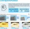 AICA LED Badspiegel Oval 100x60cm Beschlagfrei Bluetooth Produktbild-Vorschau 6