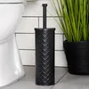Elegante scopino per WC con setole nere resistenti Anteprima dell’immagine prodotto 2