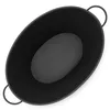 Bac métallique ovale avec poignées 59 x 36 cm - noir - Bac Voir les images du produit 4