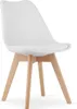 Jídelní set 1 + 4, stůl KAMI 80x80 bílý + židle BALI MARK Náhled obrázku produktu 3