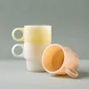 HOMLA PALLORA Glas mit Milchglasgriff beige 0,25 l Produktbild-Vorschau 10
