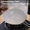 2 Stück Pfannenspritzschutz, Edelstahl Ölspritzschutz für Produktbild-Vorschau 2