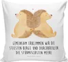 Mr. & Mrs. Panda Dekokissen Igel händchenhaltend - Weiß - Produktbild-Vorschau 1