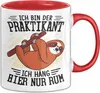 Praktikant Tasse Geschenk Kaffee-Becher Lustiger Spruch Ich Produktbild-Vorschau 1