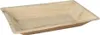 Teller Palmblatt "pure" eckig 3 cm x 23 cm x 16 cm natur Produktbild-Vorschau 1