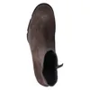 A top-down view of a brown suede ankle boot. Produktbild-Vorschau