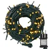 A coiled string of LED lights with a power adapter. Produktbild-Vorschau