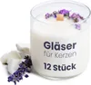Teelichtgläser 7x8cm, 12 Stück kleine Kerzengläser für DIY Produktbild-Vorschau 1