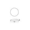 Plafonnier LED Plafond 17W 1700lm 2700K Blanc Moire CL200 Voir les images du produit 12