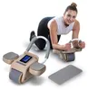 Ka08 Braun Abs Automatisches Bauchmuskel-Trainingsrad Mit Produktbild-Vorschau 2