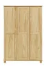 SIT Möbel Kleiderschrank mit 3 Türen | Kiefer-Holz massiv | Produktbild-Vorschau 2
