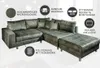 riess-ambiente Moderne Wohnlandschaft KENT 220cm moosgrün Produktbild-Vorschau 11
