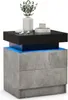 A modern nightstand with LED lighting. Produktbild-Vorschau