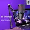 Herný mikrofón USB, počítačový mikrofón, osvetlenie RGB, Náhľad obrázku produktu 9