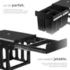 Poubelle de tri ASHLYN 31 L avec 3 compartiments - noir Voir les images du produit 3