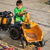 Tracteur FALK Case IH avec pelle rétro, orange, avec Voir les images du produit 12