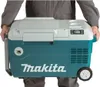 A person is holding a Makita cooler box. Produktbild-Vorschau