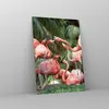 Bilder auf glas - Einteilig - Palmen Herde Flamingos - Produktbild-Vorschau 4