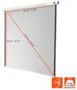 celexon Leinwand Rollo Economy 160 x 160 cm - 89" Produktbild-Vorschau 2